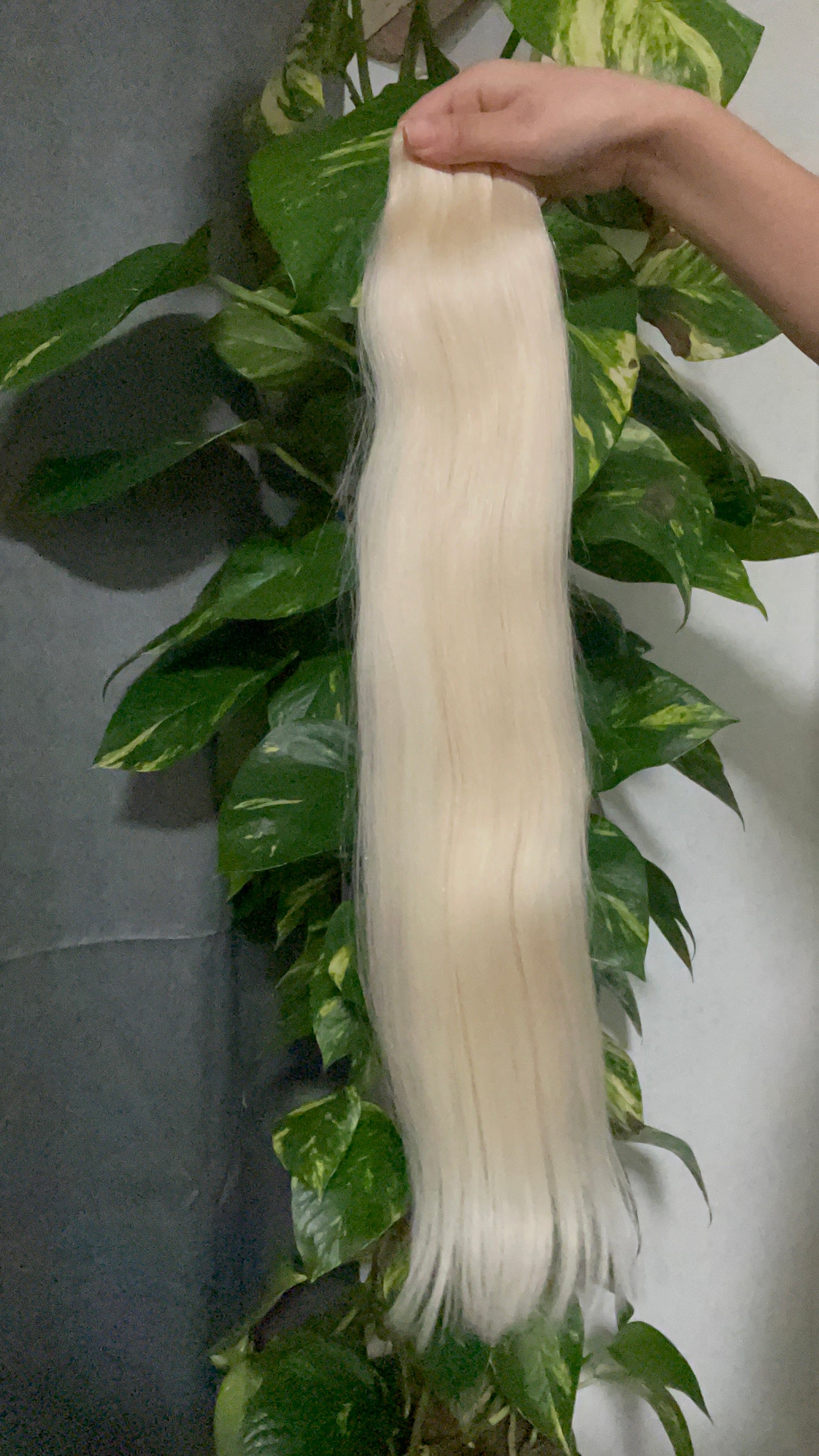 Extensions de cheveux vierges Remy 100 g, couleur blond, #1001