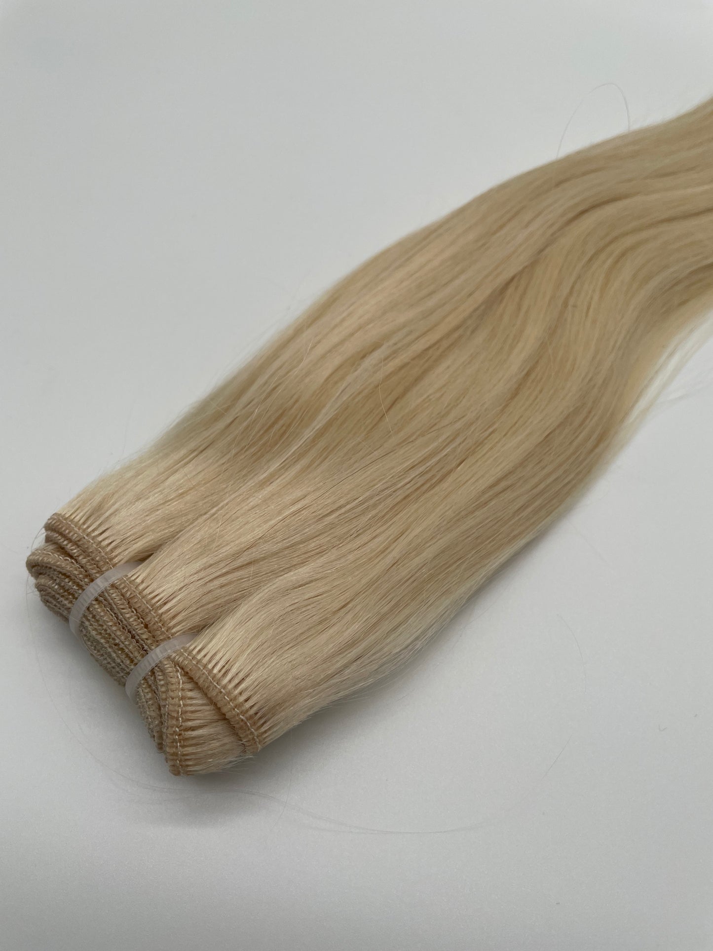 Extensions de cheveux vierges Remy 100 g, couleur blond, #1001