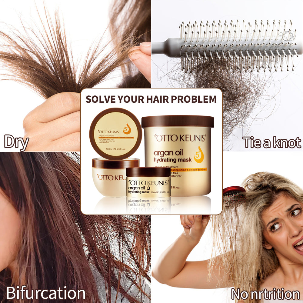 Argan Oil Hydrating Hair Mask – Deep Repair & Mirror Shine