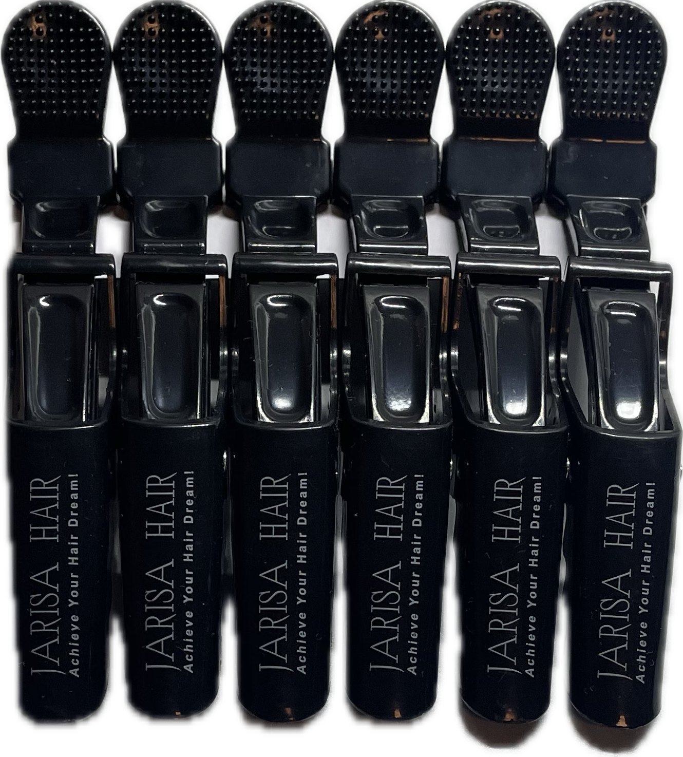 Professional Carbon Croc hair clips - Perfect hold of the hair- 6PCS