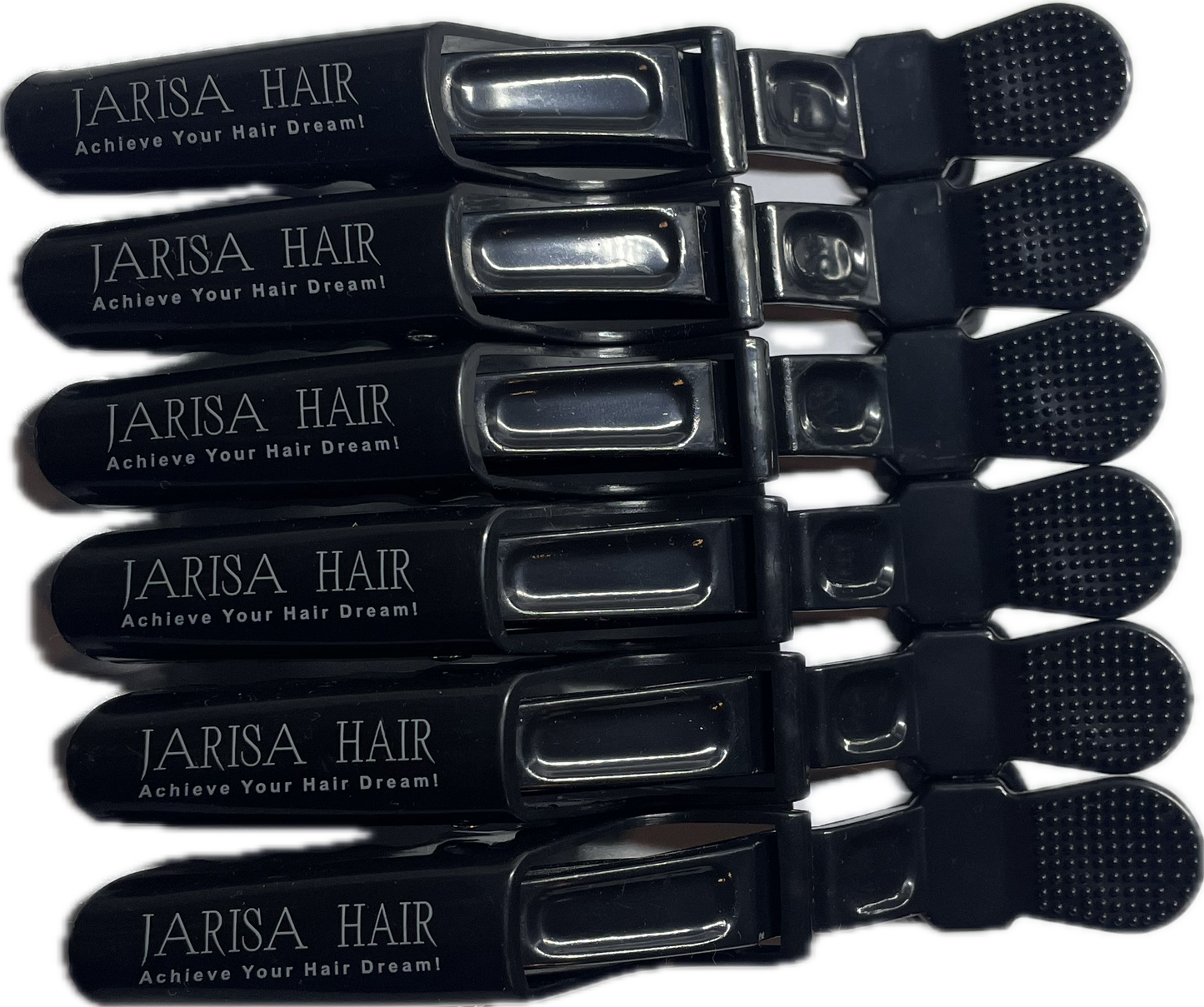 Professional Carbon Croc hair clips - Perfect hold of the hair- 6PCS