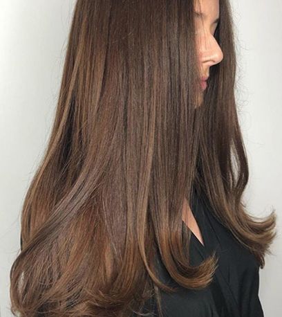 Remy Virgin Hair Extensions 100g, Color Chocolate Brown #4