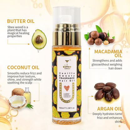 Argan Fragrance Hair Oil – Heat, UV & Humidity Protection Mist