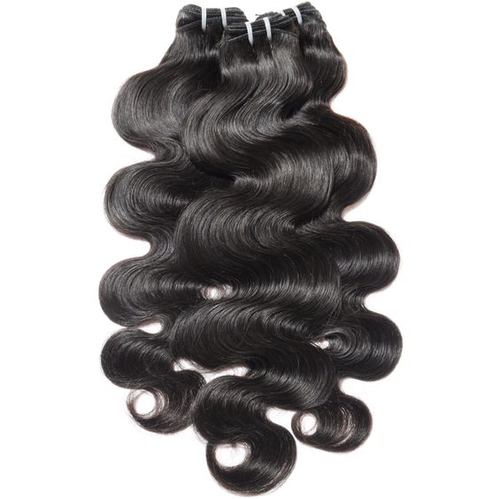 Indian Virgin Body wave Hair Extension, Natural Black, 100g